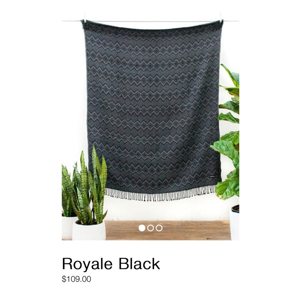 Sackcloth and Ashes Royale Black Blanket
